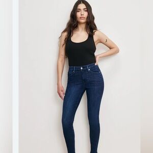 Good American Good Petite Skinny Jeans | BLUE224